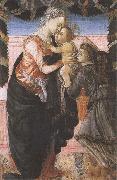Sandro Botticelli Madonna and CHild with an Angel oil painting artist